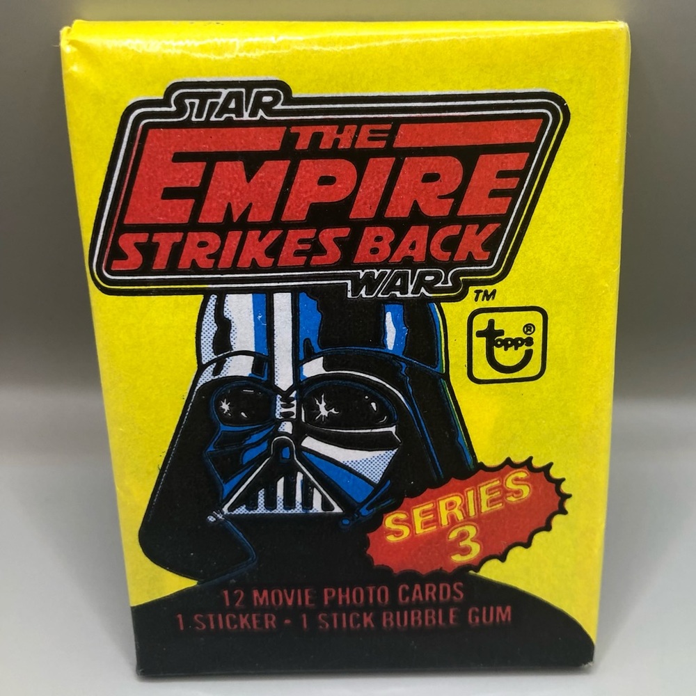 1980 Topps Star Wars EMPIRE STRIKES BACK Series 3. (1) Sealed Wax Pack Authentic